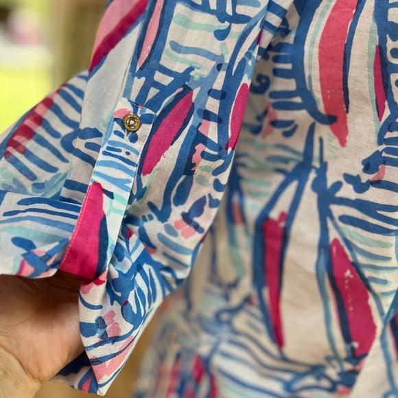 Lilly Pulitzer Red Right Return dress Sanibel RRR XL - Picture 6 of 10